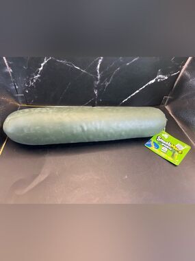 Smushmart Squeeze Pickle Sensory Toy 14”. NWT Stress Relief